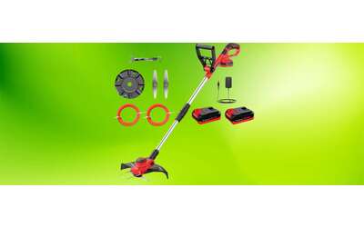 Giardino PERFETTO con questo Decespugliatore a batteria in DOPPIA OFFERTA