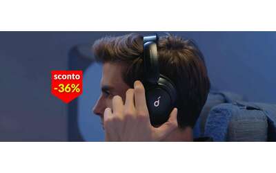 Giorni interi di musica con queste potenti cuffie Bluetooth scontate a 50€