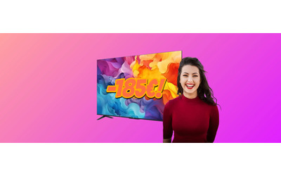 Google TV TCL 4K 65″: 185€ di Sconto su Amazon