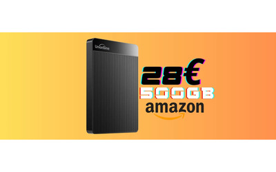 Hard Disk portatile da 500GB a soli 28 follia su Amazon da non perdere