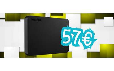 Hard Disk portatile Toshiba da 1TB a prezzo da capogiro, solo 57€