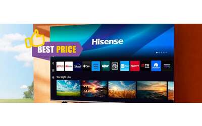 Hisense: Smart TV da 65 pollici 4K UHD su Amazon al minimo storico