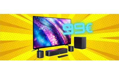 Home Theater pazzesco con la Soundbar Ultimea + subwoofer e 2 altoparlanti (99€)