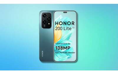 HONOR 200 Lite 5G a 189,90€: un mid-range da sogno in forte sconto