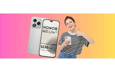 HONOR 400 Lite 5G (8/256GB) è la migliore occasione del weekend