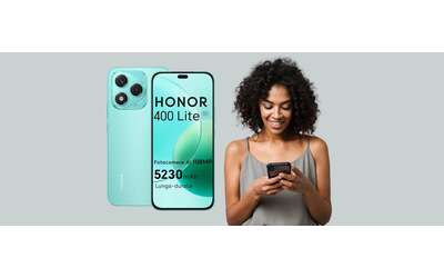 HONOR 400 Lite 5G: lo smartphone affidabile che costa poco