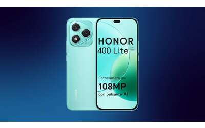 HONOR 400 Lite 5G: mid-range potente e già in offerta su Amazon