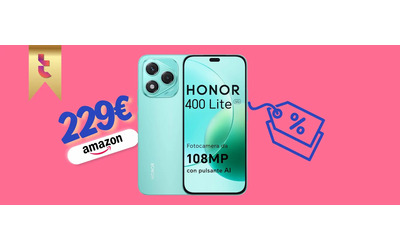 HONOR 400 Lite è il camera, battery e premium phone: assurdamente economico