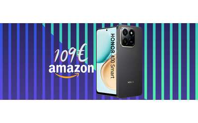 HONOR 400 Smart solo oggi a 109 su Amazon un offertona