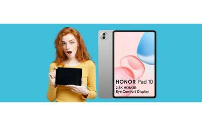 HONOR Pad 10 (8/256GB) da 12,1″ e Android 15 a 70€ in meno