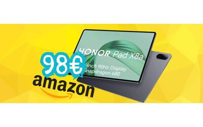 HONOR Pad X8a da 11″ con memoria espandibile è il tablet più economico che c’è