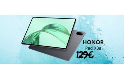 HONOR Pad X8a da 11 pollici e 128 GB a prezzo sgretolato, solo 129€
