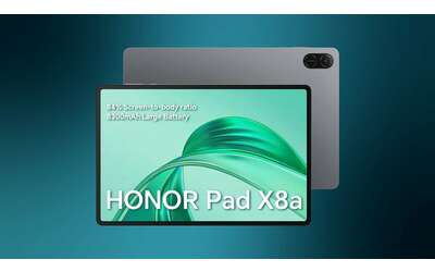 Honor pad x8a: il tablet Android da avere assolutamente crolla al minimo storico