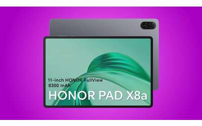 Honor Pad X8a: tablet versatile e conveniente, ora in offerta su Amazon