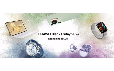 Huawei Black Friday: sconti fino al 60% e extra 12% su quasi tutto