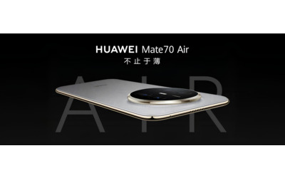 Huawei Mate 70 Air ufficiale: che BATOSTA per l’iPhone Air
