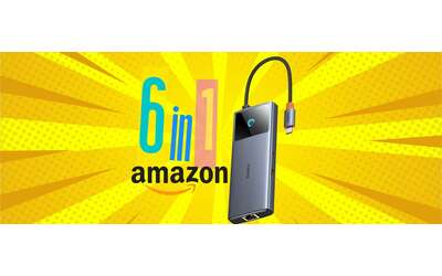 Hub USB Baseus (HDMI, 2 USB-A, USB-C, PD 100W, Ethernet) a pochissimo