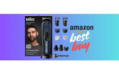 Il look che desideri con il rasoio elettrico Braun per viso, capelli e corpo (-25%)