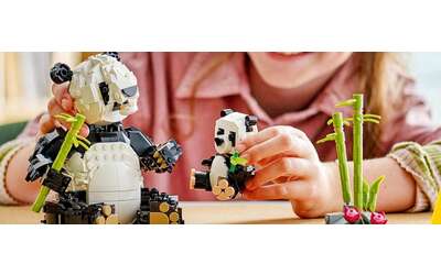 Il set LEGO 3-in-1 Panda, che si trasforma in Pinguino e Orca, è disponibile su Amazon