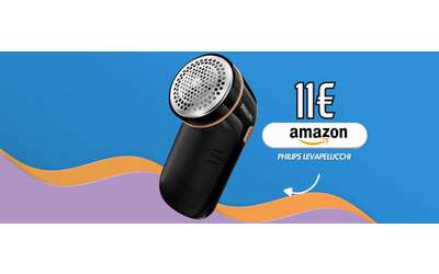 Immancabile nell’armadio, il levapelucchi di Philips torna in sconto