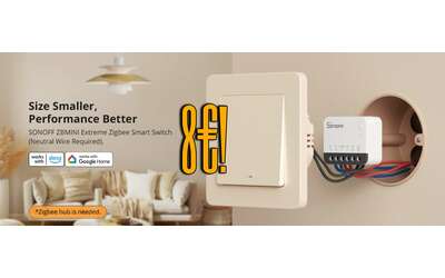 Interruttore Intelligente e Invisibile SONOFF a 8 su Amazon
