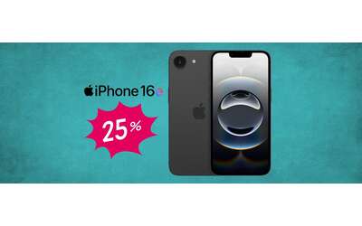 iPhone 16e da 128GB con chip A18 oggi a un prezzo fuori di testa 25