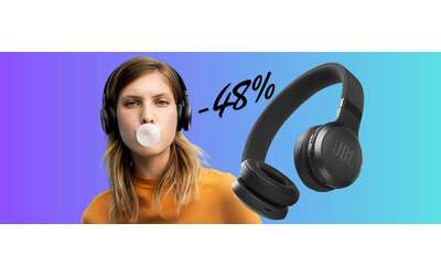 JBL LIVE 460 NC: meravigliose cuffie wireless per musica e chiamate (-48%)