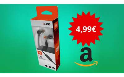 JBL T110, cuffie in-ear a metà prezzo: tue a soli 4,99€