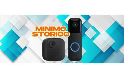 Kit sorveglianza formato da videocamera Blink e videocitofono smart al 41%