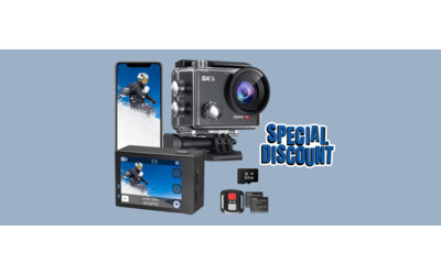 L’action cam economica che ti seguerà nelle tue avventure