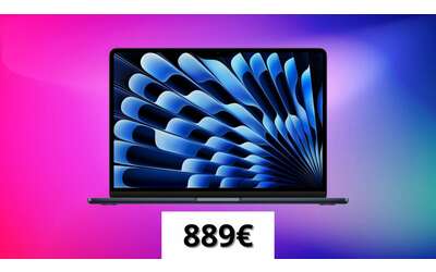 L’Apple MacBook Air 2024 è in super sconto a meno di 890€, bisogna correre
