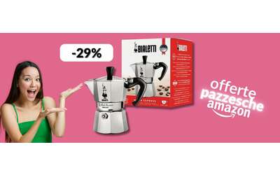 L’imbattibile Moka Bialetti in promo: caffè perfetto e Express (-29%)
