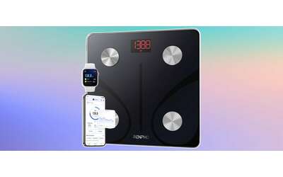La bilancia smart da 13 misurazioni diverse perde il 38% su Amazon: oggi costa POCHISSIMO