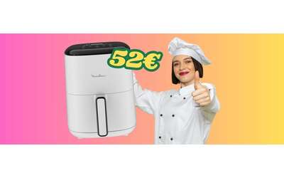La friggitrice ad aria con il migliore rapporto qualità prezzo è questa Moulinex da 3L
