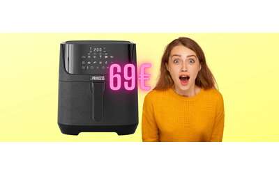 La friggitrice ad aria Princess da 6,5 litri e 12 programmi oggi è tua a soli 69€