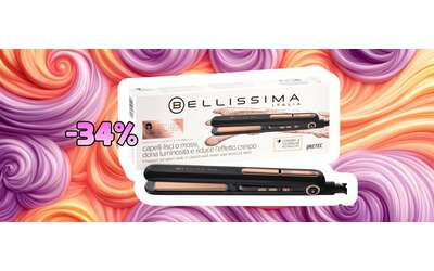 La piastra per capelli liscissimi ma anche mossi Imetec e costa 32