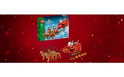 La Slitta di Babbo Natale LEGO torna disponibile su Amazon: il regalo perfetto