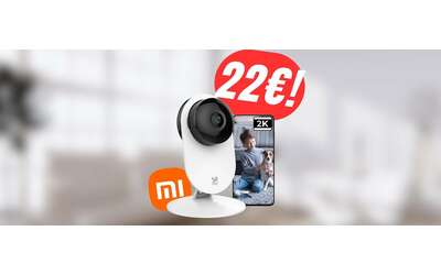 La telecamera 2K di XIAOMI sorveglierà la tua casa per soli 22€!