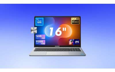 Laptop in super offerta, tuo a meno di 300€: Intel Alder Lake N95 e 16/512GB