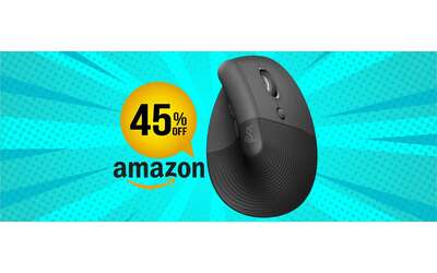 Lavora in piena comodit con il mouse wireless verticale Logitech Lift 45