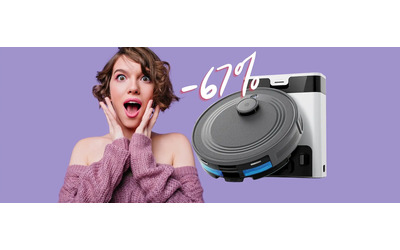 LEFANT M2 Pro robot aspirapolvere lavapavimenti con mappatura al 67