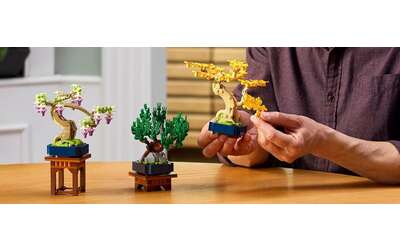 LEGO Mini Bonsai il set relax da 3 bonsai in offerta per Natale