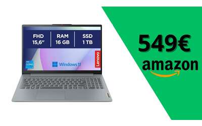 Lenovo IdeaPad Slim 3 in offerta: Intel Core i5, 16GB di RAM e 1TB SSD a 549€
