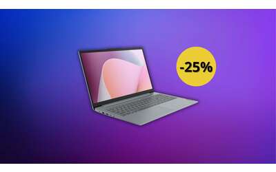 Lenovo IdeaPad Slim, oggi lo paghi 597€ (25%): perfetto per lavoro e studio