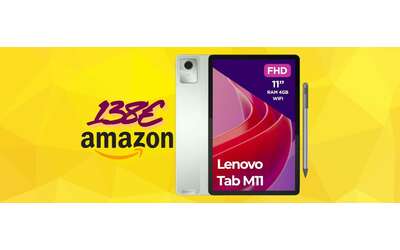Lenovo Tab M11 a soli 138 con inclusa la Tab Pen un affare assoluto