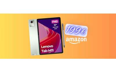 Lenovo Tab M11 da 128 GB: il tablet che tutti vogliono a MENO di 200€