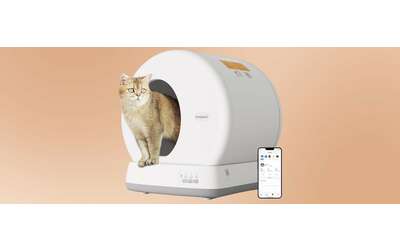Lettiera automatica autopulente per gatti: che occasione col DOPPIO SCONTO Amazon