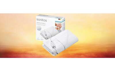 Letto caldo in pochi minuti: lo scaldaletto Sanitas oggi in MEGA SCONTO (-40%)