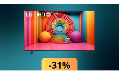 LG UHD 65” Serie UR75, sconto del 31% su Amazon: la migliore sotto i 500€