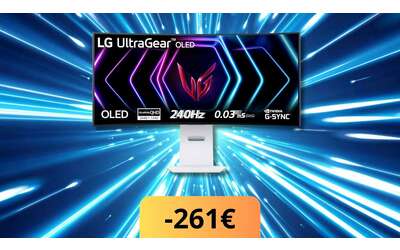 LG UltraGear OLED in offerta: un super monitor da gaming per chi cerca il massimo